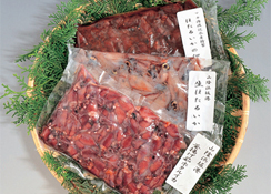 地物　ほたるいかセット【真空】　ほたるいか＜佃煮・生・ボイル＞　各１袋