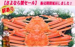 【訳あり】釜ゆでずわいがに　約750～850g(2枚入･かに酢1本付)
