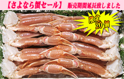 【20個限定】かにすきセット　約2.5kg　8肩4Lサイズ　だし2個付